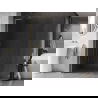 Mexen Kioto-X L Shower Wall Walk-in 110 x 200 cm, transparent 10 mm, brushed gold - 800-110-107-55-00-X