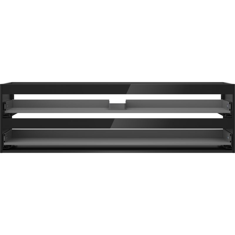 Mexen Box-A cabinet carcass 160 cm, 2 drawers, black gloss - 91AX0-1600-470-2-70