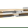 Mexen Box-A Vanity Cabinet Frame 160 cm, 2 Drawers, Oak - 91AX0-1600-470-2-81