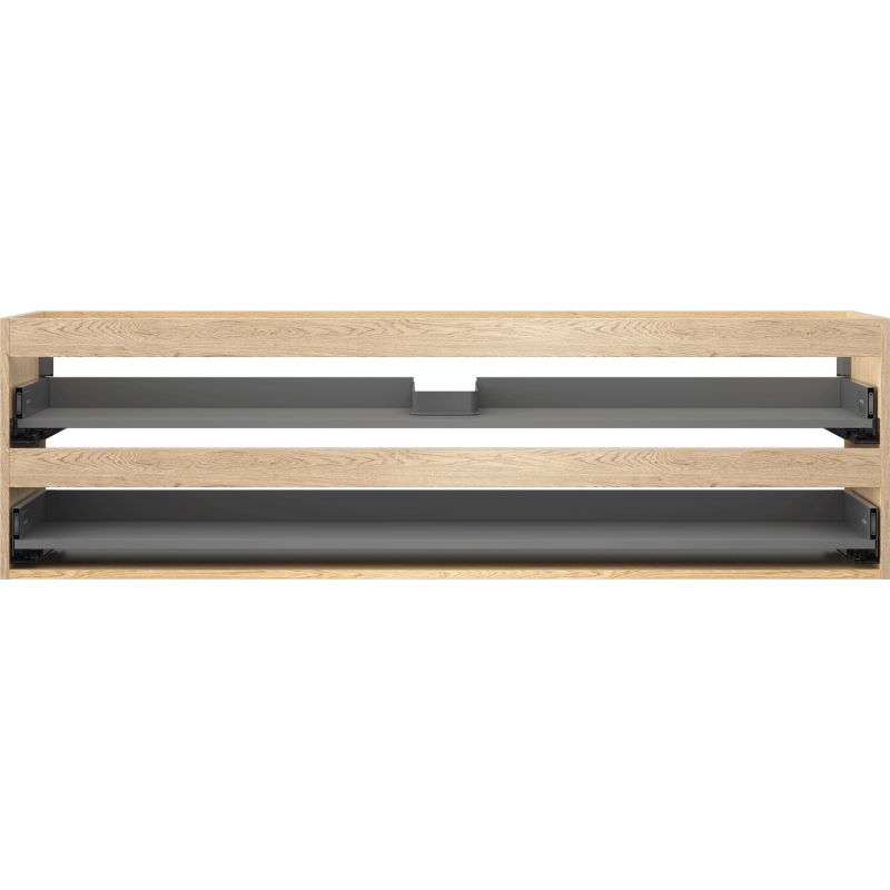 Mexen Box-A Cabinet Under Sink Body 160 cm, 2 Drawers, Oak - 91AX0-1600-470-2-81