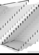 Mexen Kioto-F L shower wall Walk-in with frame 60 x 202 cm, transparent 8 mm, black - 800-060-174-70-00