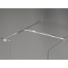 Mexen Kioto-X Walk-in Shower Screen 100 x 100 cm, Transparent 10 mm, Chrome - 800-100-202-01-00-100-X