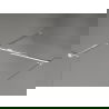 Mexen Kioto-X Walk-in Shower Wall 150 x 100 cm, Transparent 10 mm, Chrome - 800-150-202-01-00-100-X