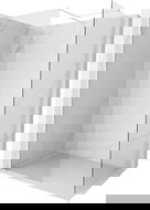 Mexen Kioto-X Walk-in Shower Screen 130 x 100 cm, Transparent 10 mm, White - 800-130-202-20-00-100-X