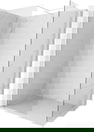 Mexen Kioto-X Walk-in Shower Wall 150 x 120 cm, transparent 10 mm, white - 800-150-202-20-00-120-X