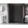 Mexen Kioto-X shower wall Walk-in 80 x 70 cm, transparent 10 mm, rose gold - 800-080-202-60-00-070-X