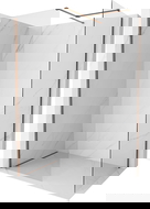 Mexen Kioto-X Walk-in Shower Wall 150 x 70 cm, Transparent 10 mm, Pink Gold - 800-150-202-60-00-070-X