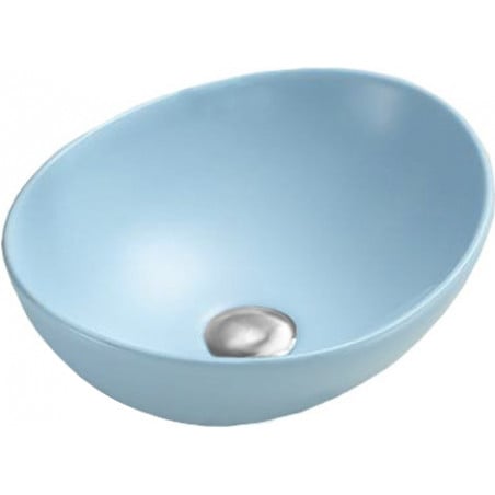 Mexen Elza countertop washbasin 40 x 33 cm, Blue matt - 21014049