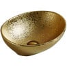 Mexen Elza countertop basin 40 x 33 cm, gold - 21014050