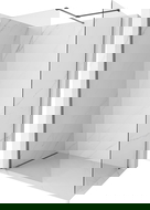 Mexen Kioto-X Walk-in Shower Screen 160 x 120 cm, Transparent 10 mm, Gun Metal - 800-160-202-95-00-120-X