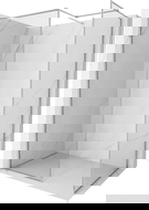 Mexen Kioto-XF Walk-in Shower Screen with Frame 150 x 100 cm, Transparent 10 mm, Chrome - 800-150-202-04-00-100-XF