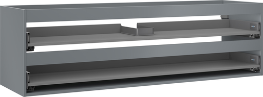 Mexen Box-A Vanity Cabinet Frame 160 cm, 2 Drawers, Matte Graphite - 91AX0-1600-470-2-66