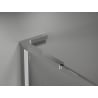 Mexen Kioto-F L Walk-in Shower Wall with Frame 115 x 202 cm, Transparent 8 mm, Chrome - 800-115-174-01-00