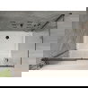 Mexen Omega extendable shower cubicle 110 x 80 cm, Transparent, Black + shower tray Flat, White - 825-110-080-70-00-4010B