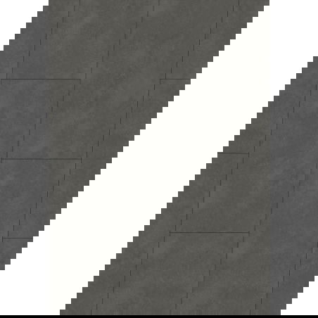 Mexen Steel Black vinyl panel sample 610 x 305 mm SPC 6.5 mm, IXPE underlay 1.5 mm, 4 V-Groove, Stone - F1148-S