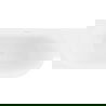 Mexen Mia free-standing corner bath left 140 x 75 cm, white, white overflow - 52691407500L-20