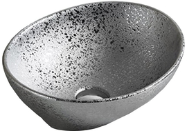 Mexen Elza countertop washbasin 40 x 33 cm, Silver - 21014052
