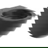 Mexen Lena Rimless Tornado Toilet Bowl, Matte Black - 3322XX85T
