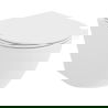 Mexen Lena Rimless Tornado WC Bowl with Slim Soft-Close Seat, Duroplast, Glossy White - 30220400T