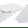 Mexen Lena Rimless Tornado toilet bowl with slim soft-close duroplast seat, glossy white - 30220500T