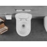 Mexen Lena Rimless Tornado WC Bowl with Soft-Close Slim Seat, Duroplast, Glossy White - 30224000T