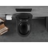 Mexen Lena WC Bowl Rimless Tornado with Soft-Close Slim Seat, Duroplast, Matte Black - 30221085T