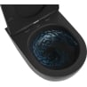 Mexen Lena WC Bowl Rimless Tornado with Soft-Close Slim Seat, Duroplast, Matte Black - 30221085T