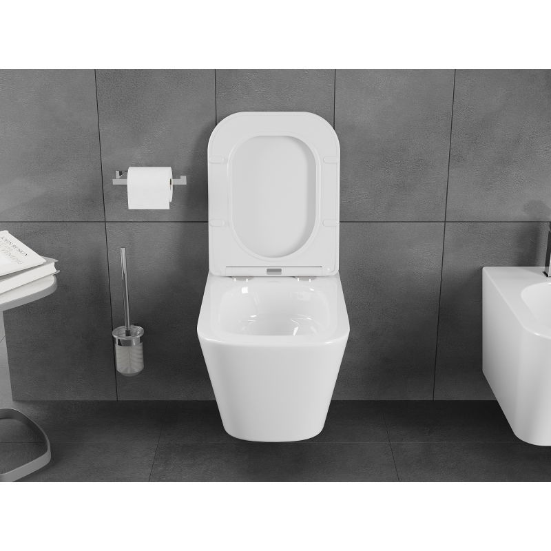 Mexen Teo Rimless Tornado Toilet Bowl, Glossy White - 3385XX00T