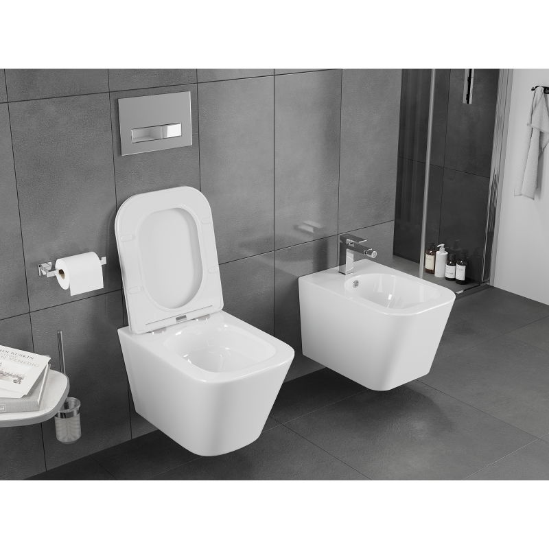 Mexen Teo Rimless Tornado Toilet Bowl, Glossy White - 3385XX00T