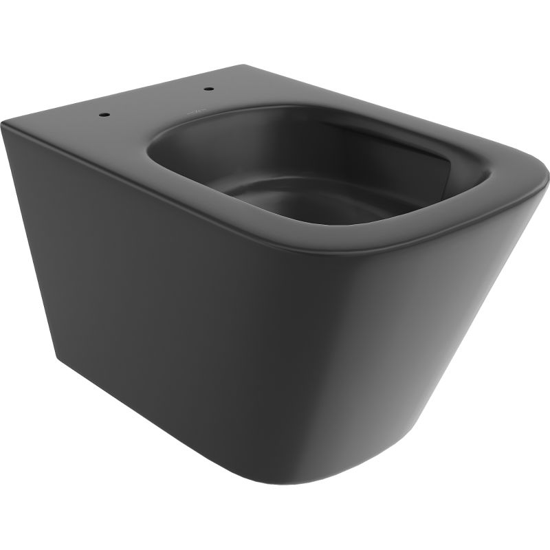 Mexen Teo WC Bowl Rimless Tornado, Black Matte - 3385XX85T