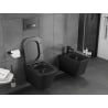 Mexen Teo Rimless Tornado Toilet Bowl with Soft-Close Slim Seat, Duroplast, Matte Black - 30850685T