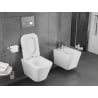 Mexen Teo Rimless Tornado WC Bowl with Soft-Close Slim Seat, Duroplast, Glossy White - 30850600T