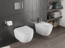 Mexen Carmen Rimless Tornado WC Bowl with Soft-Close Seat, Hard, Duroplast, Glossy White - 30880200T