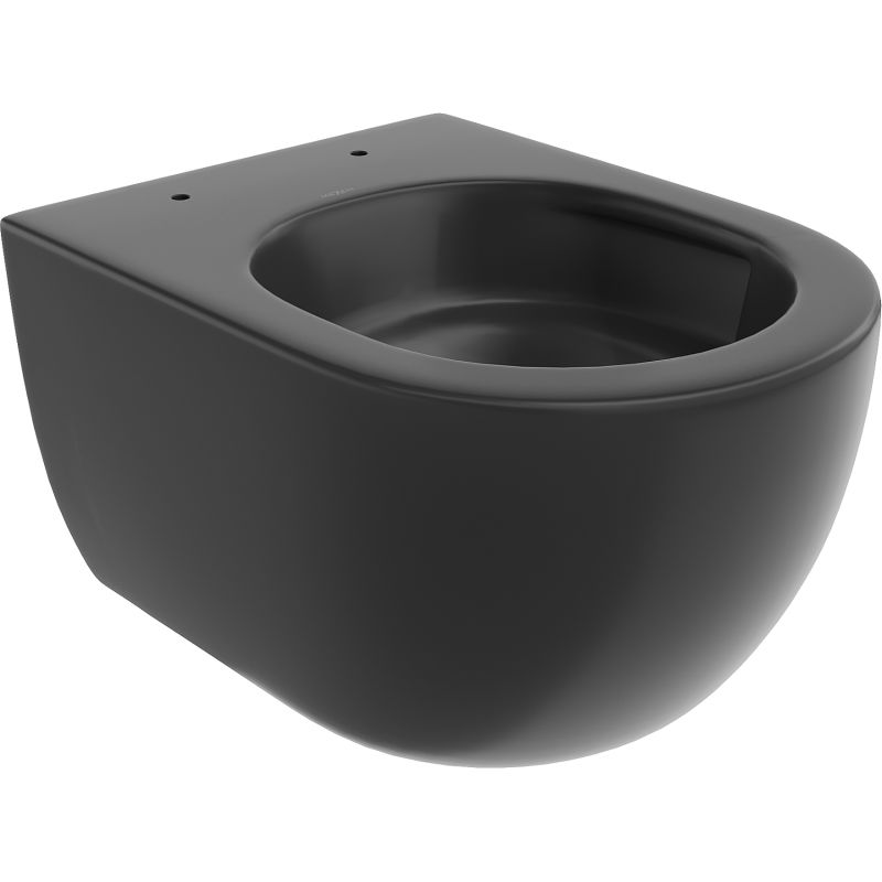 Mexen Carmen Rimless Tornado Toilet Bowl, Matte Black - 3388XX85T