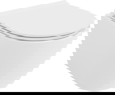 Mexen Carmen Rimless WC Bowl with Slim Soft-Close Seat, Duroplast, Glossy White - 30880500