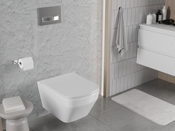 Mexen Riva Rimless Tornado Toilet Bowl, Glossy White - 3363XX00T