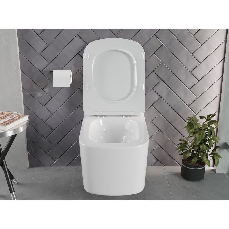 Mexen Vivo Rimless Tornado WC Bowl, White Gloss - 3361XX00T