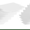 Mexen Vivo rimless Tornado toilet bowl with slim soft-close seat, duroplast, white gloss - 30610200T