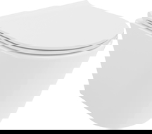 Mexen Rico Rimless Tornado WC Bowl with Slim Soft-Close Seat, Duroplast, High Gloss White - 30720500T