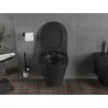 Mexen Rico Rimless Tornado WC Bowl with Slow-Close Slim Seat, Duroplast, Black Matte - 30721085T