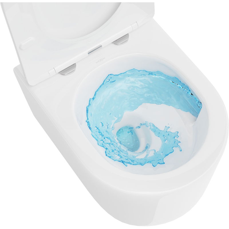 Mexen Sofia rimless toilet bowl Tornado, white gloss - 3354XX00T