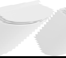 Mexen Sofia Rimless Tornado Toilet Bowl with Soft-Close Slim Seat, Duroplast, White Gloss - 30540100T