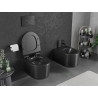 Mexen Sofia WC bowl Rimless Tornado with soft-close slim seat, duroplast, matte black - 30540185T