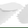 Mexen Sofia Rimless WC Bowl with Slim Soft-Close Seat, Duroplast, White Gloss - 30540400