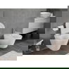 Mexen Rico Rimless Tornado WC Bowl with Soft-Close Slim Seat, Duroplast, Glossy White - 30720100T