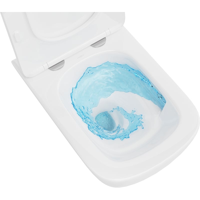 Mexen Timo Rimless Tornado Toilet Bowl, White Gloss - 3365XX00T