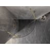 Mexen Lunar semi-circular pivot shower cabin 80 x 80 cm, transparent, brushed gold - 833-080L-080P-55-00