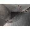 Mexen Lunar semicircular shower enclosure 90 x 90 cm, transparent, rose gold - 833-090L-090P-60-00