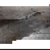 Mexen Lunar semi-circular left-hinged shower cabin 90 x 80 cm, transparent, brushed copper - 833-090L-080P-65-00