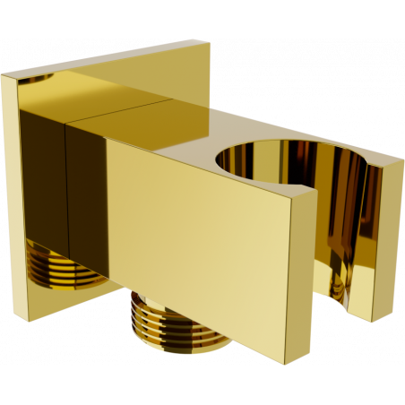Mexen Cube angled connection, gold - 79300-50